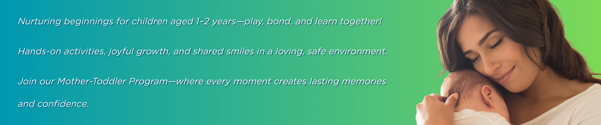Mother-Toddler Program | Playful Learning For Ages 1–2 Years